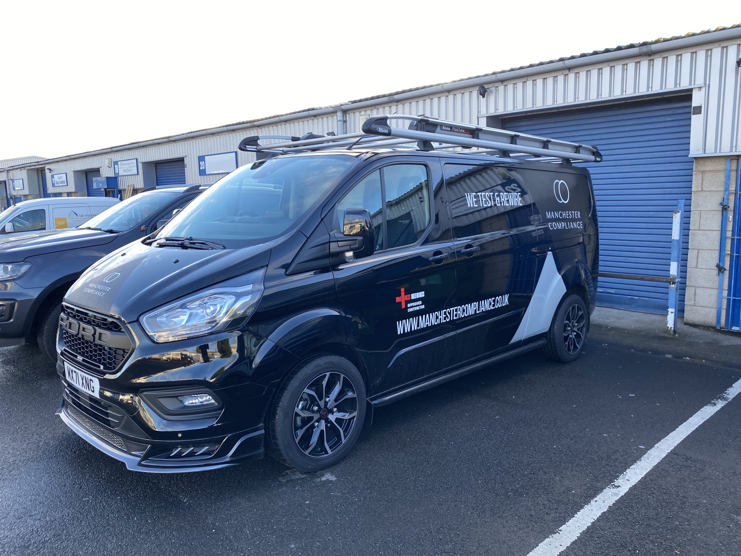 Manchester electrician upgrading a consumer unit fuse board in a rental property